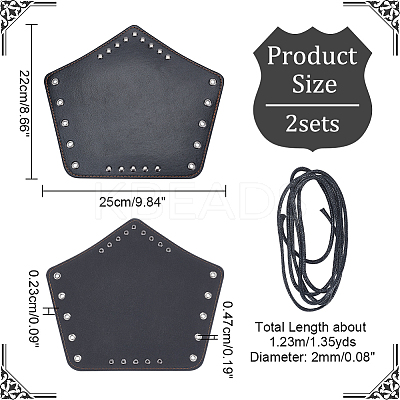 Adjustable PU Leather Cord Bracelets AJEW-WH0250-75B-1