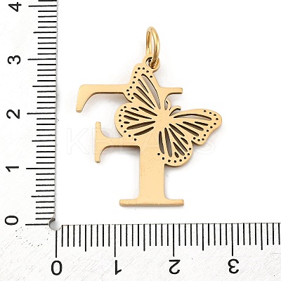 Ion Plating(IP) 201 Stainless Steel Pendants STAS-N103-184G-F-1