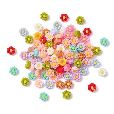 Opaque Resin Cabochons RESI-CJC0012-26G-1