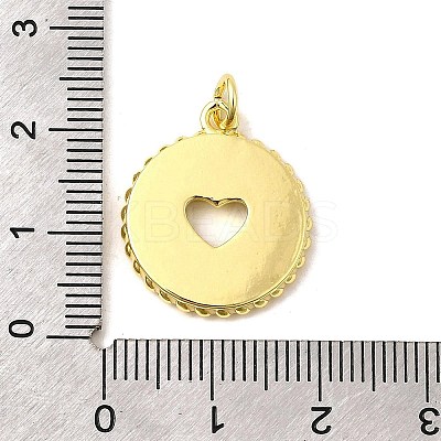 Brass Enamel Pendants KK-I378-21G-A-1