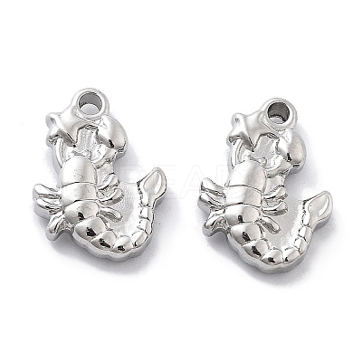 Anti-Tarnish 304 Stainless Steel Pendants STAS-R130-32P-1