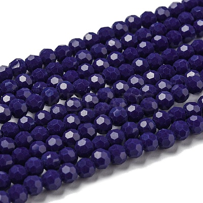 Opaque Glass Beads Stands EGLA-A035-P4mm-D09-1