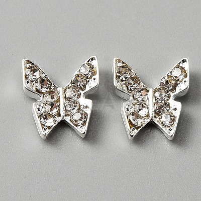 Alloy Rhinestone Cabochons MRMJ-WH0081-32S-1
