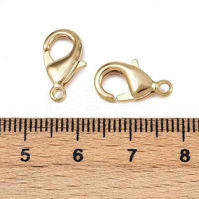 Brass Lobster Claw Clasps KK-903-G01-1
