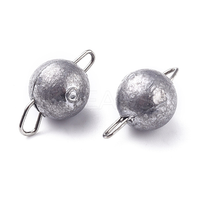 Round Shape Cannonball Fishing Weights Sinkers FIND-WH0052-79P-C-1