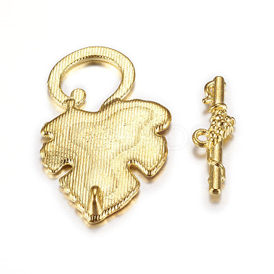 Alloy Toggle Clasps PALLOY-A20005-G-FF-1