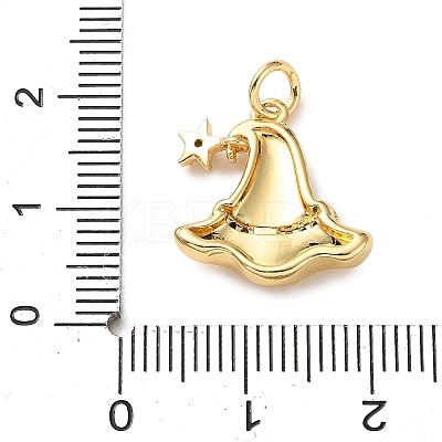 Brass Micro Pave Cubic Zirconia Pendants LS-KK-I383-08G-01-1