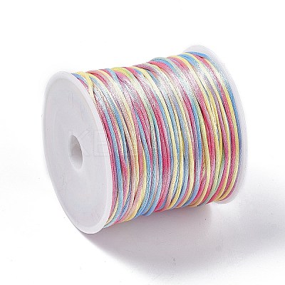Segment Dyed Nylon Rattail Satin Cords NWIR-A008-01H-1