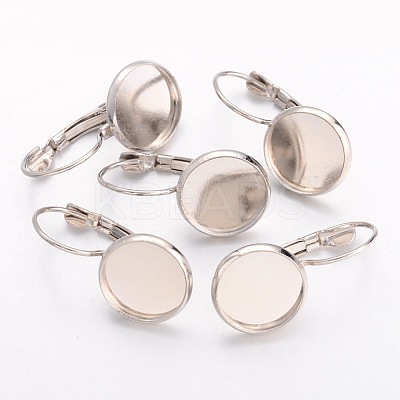 Brass Leverback Earring Findings LS-EC500-NF-1
