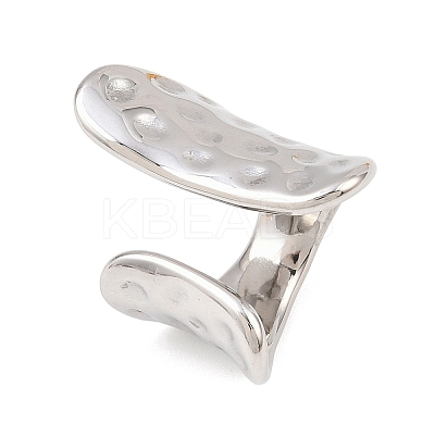 304 Stainless Steel Cuff Open Rings LS-RJEW-D336-02P-1