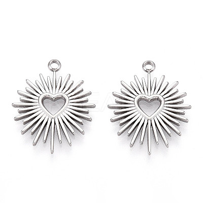Non-Tarnish 304 Stainless Steel Pendants STAS-I671-01P-1
