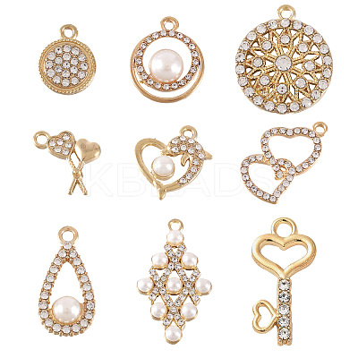 36Ps 9 Style Alloy Pendants ALRI-TA0001-21-1