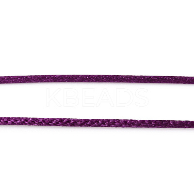 Nylon Satin Rattail Cords NWIR-R025-1.0mm-1904-1