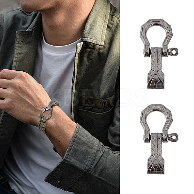 14 Sets Adjustable Alloy Screw Pin Shackle FIND-GA0004-98-1