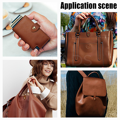 12 Bags Imitation Leather Buckles FIND-AR0006-78-1
