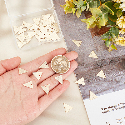 40Pcs Brass Charms KK-DC0002-40-1