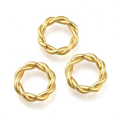 Brass Beads KK-K398-07C-G-1