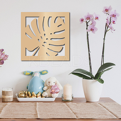 Laser Cut Unfinished Basswood Wall Decoration WOOD-WH0113-140-1