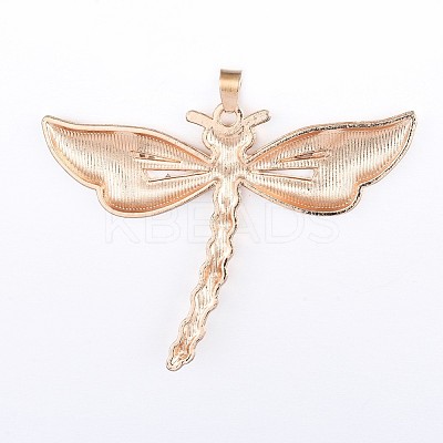 Alloy Enamel Big Pendants ENAM-F123-09G-1