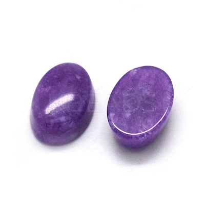 Natural Dyed Jade Cabochons X-G-O175-21C-1