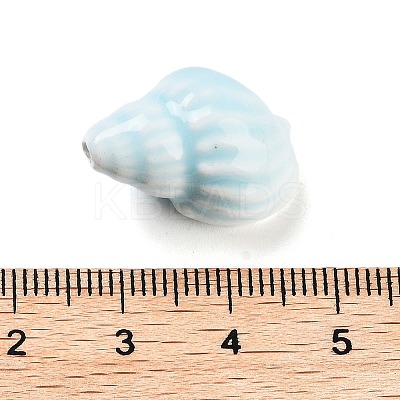 Glazed Porcelain Beads PORC-O005-09-1