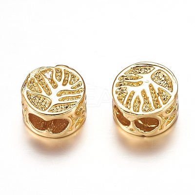 Brass Beads ZIRC-F067-09G-RS-1