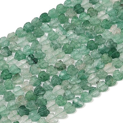 Natural Green Strawberry Quartz Beads Strands G-M403-A44-02-1