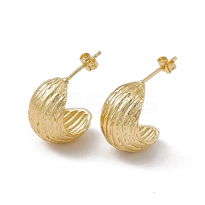 Rack Plating Brass Stud Earrings for Women EJEW-M213-46G-1