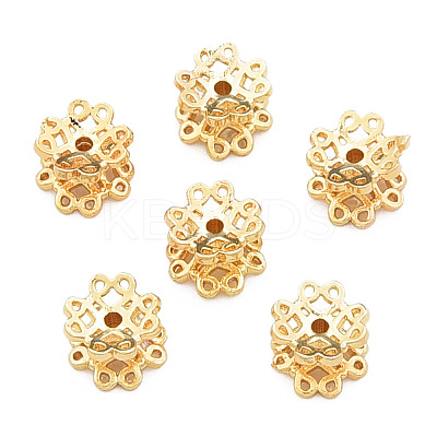 Brass Double Bead Caps LS-KK-N259-09-1