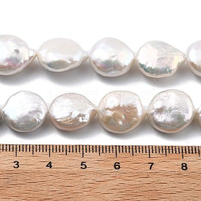 Natural Baroque Keshi Pearl Beads Strands PEAR-B004-16F-03A-1