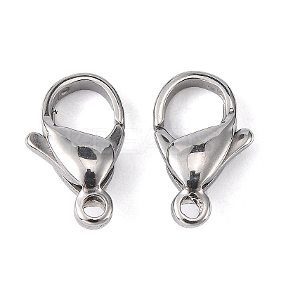 Tarnish Resistant 304 Stainless Steel Lobster Claw Clasps LS-X-STAS-M262-01-12mm-1