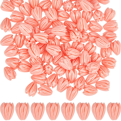 100Pcs Dyed Synthetic Coral Beads CORA-SC0001-03B-1