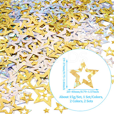 2 Sets 2 Colors Plastic Cabochons AJEW-TA0002-06-1