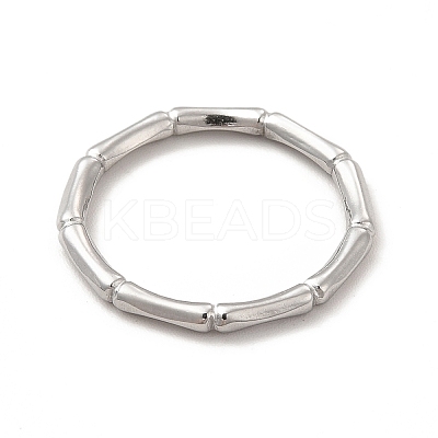 Non-Tarnish 304 Stainless Steel Bamboo Finger Ring for Men Women RJEW-A013-01P-1