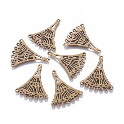 Tibetan Style Alloy Chandelier Components TIBE-Q054-10AB-NR-1