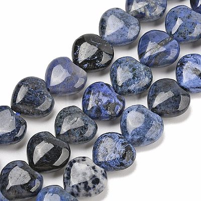 Natural Dumortierite Beads Strands G-H005-C15-02-1