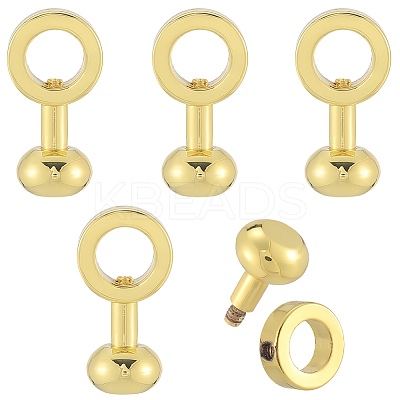5Pcs Brass Zipper Insert Buckles FIND-SP0004-11G-1