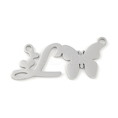 Non-Tarnish 304 Stainless Steel Pendants STAS-L279-002P-L-1