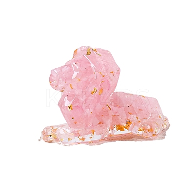 Gold Foil Resin Lion Display Decoration PW-WG72263-04-1