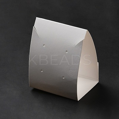Rectangle Foldable Paper Jewelry Display Cards EDIS-E011-01A-1