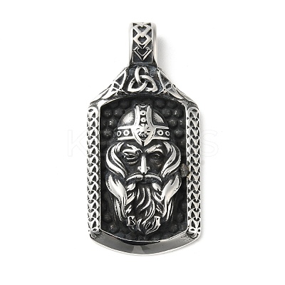 304 Stainless Steel Manual Polishing Pendants STAS-G274-22AS-1