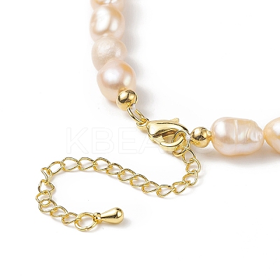 Natural Pearl Beaded Necklaces for Women NJEW-JN04107-03-1