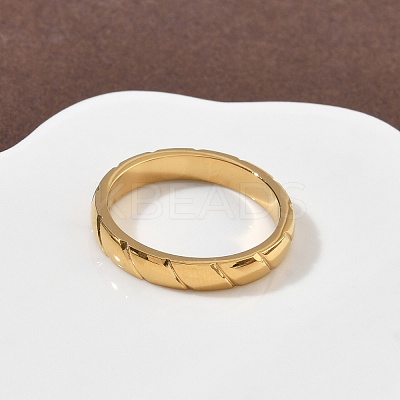 304 Stainless Steel Finger Rings for Women Men RJEW-F189-02G-1