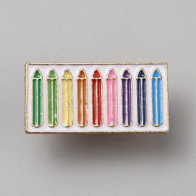 School Supplies Enamel Pins JEWB-WH0021-57KCG-10-1