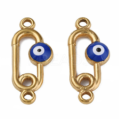 304 Stainless Steel Enamel Connector Charms STAS-N087-63-03G-1