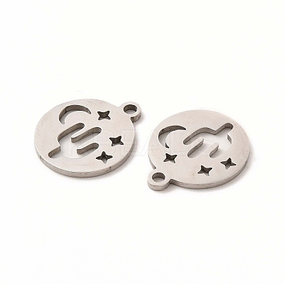 Non-Tarnish 201 Stainless Steel Charms STAS-E188-10P-1