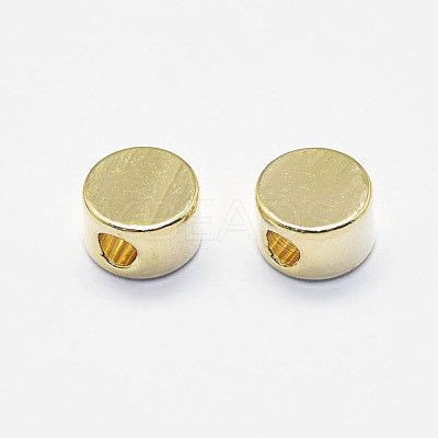 Long-Lasting Plated Brass Beads KK-K193-060G-NF-1