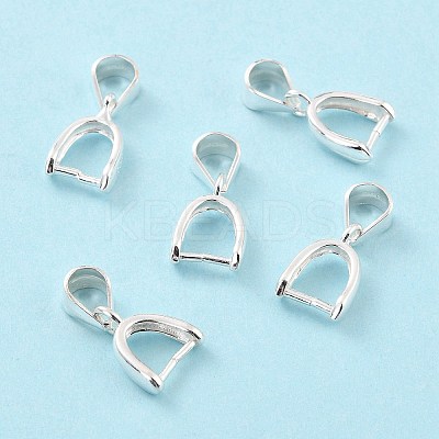 925 Sterling Silver Ice Pick Pinch Bails STER-Z001-121S-03-1