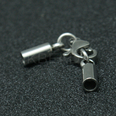 Tarnish Resistant 304 Stainless Steel Tube Cord Ends STAS-I045-49-1