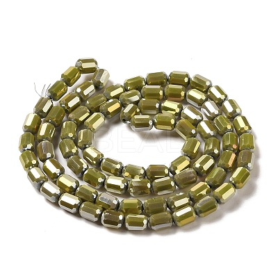 Electroplate Glass Beads Strands EGLA-D031-01G-1